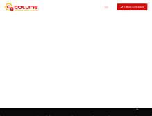 Tablet Screenshot of collinesecurity.com